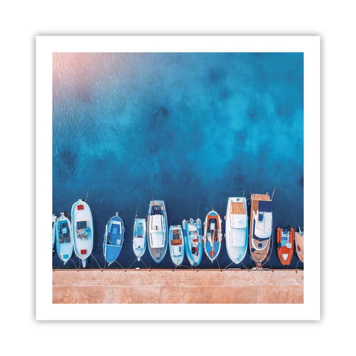 Poster - In una fila - 60x60 cm