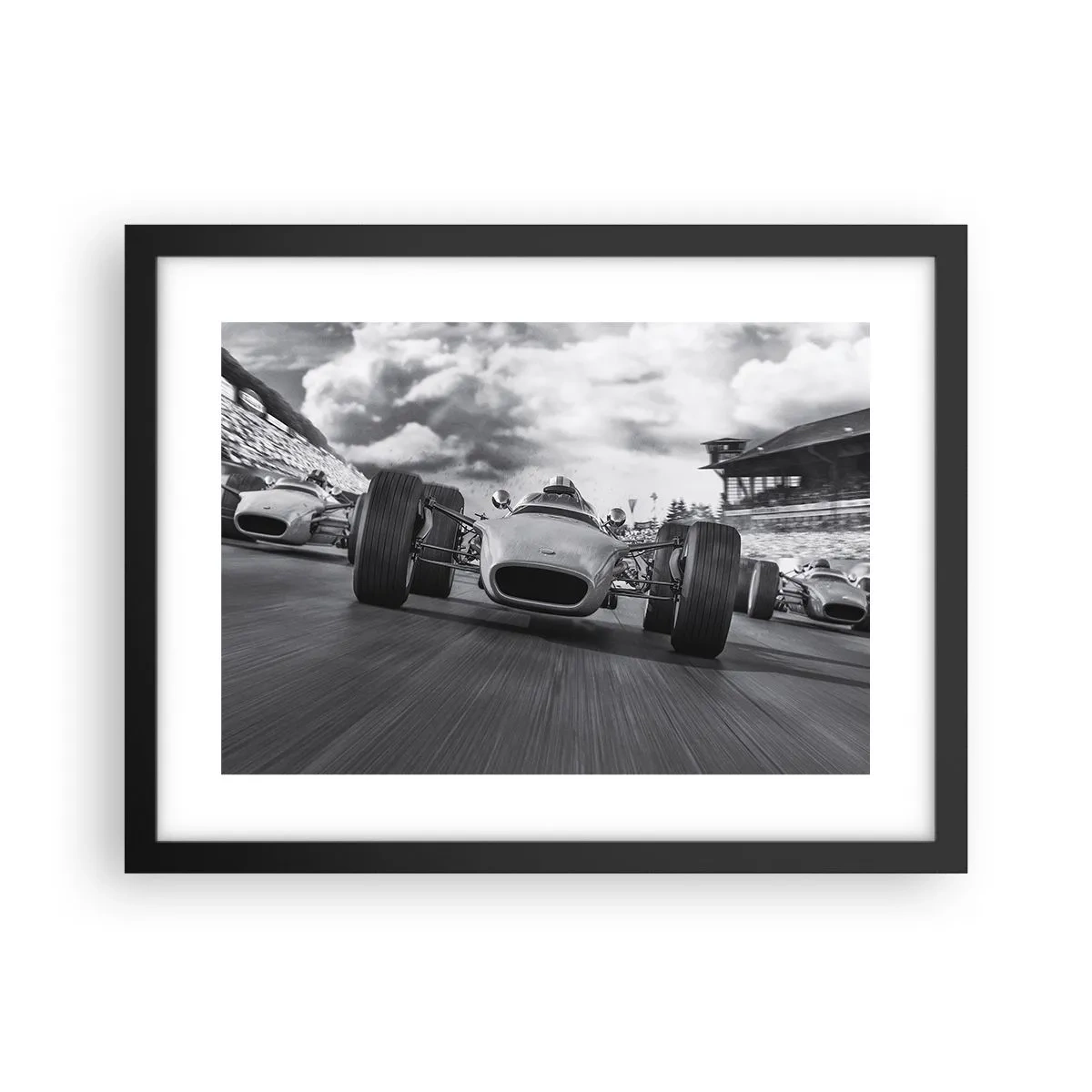 Poster in cornice nera - C'è la forza! - 40x30 cm