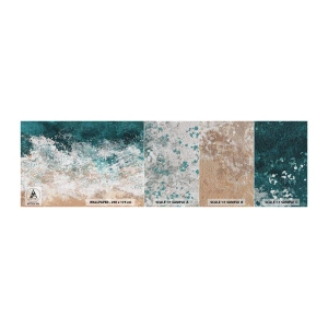 Campione di Fotomurale Premium Sand - Storie di mare - Acqua, Spiaggia, Mare - 100x30 cm