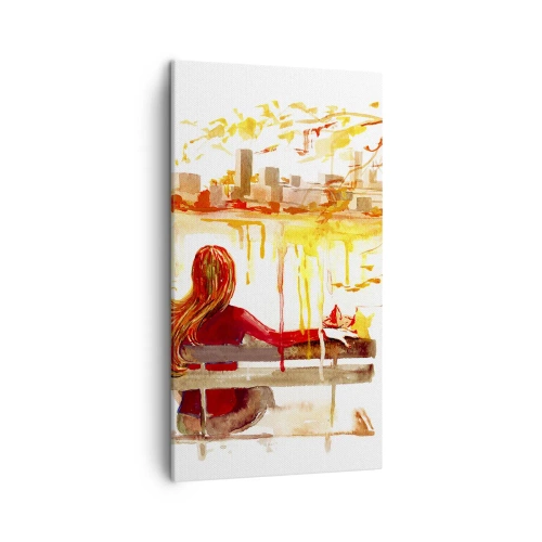 Quadro su tela - Stampe su Tela - Un momento di riflessione - 45x80 cm