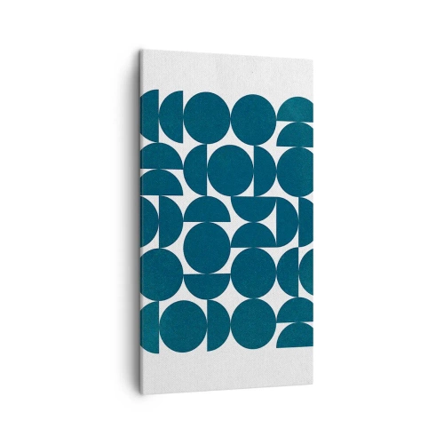 Quadro su tela - Stampe su Tela - Cerchi e semicerchi - 45x80 cm