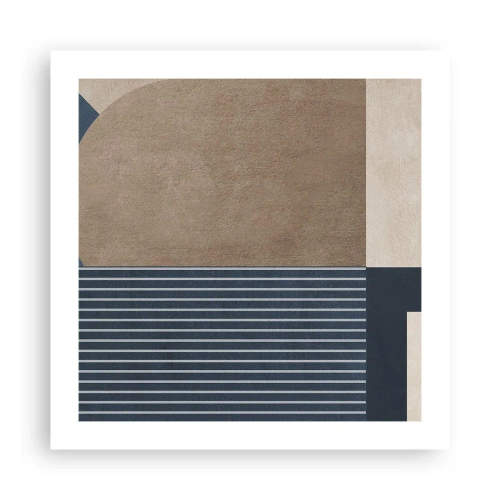 Poster - Composizione di semplicità e rotondità - 50x50 cm