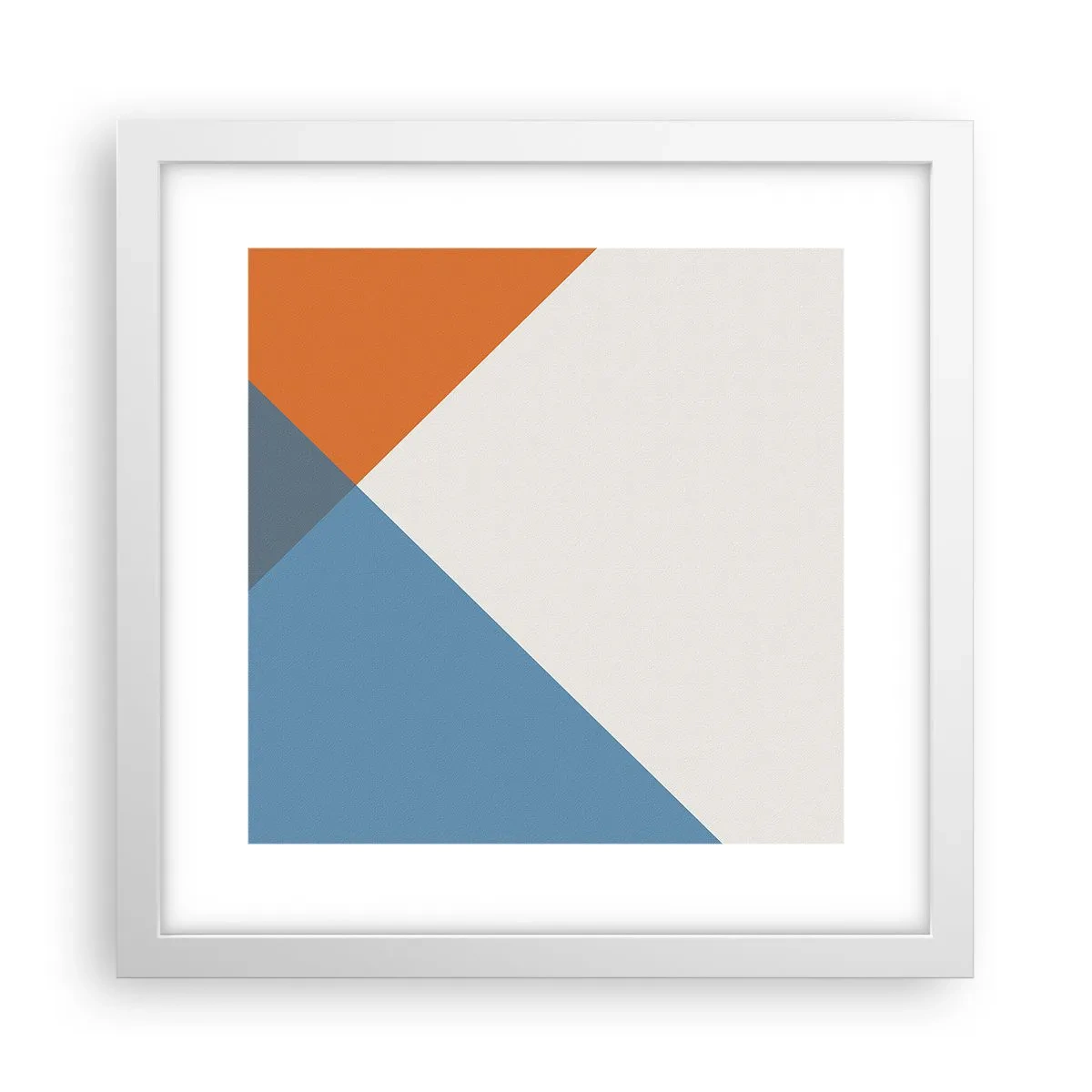 Poster in cornice bianca - Ad angolo... - 30x30 cm