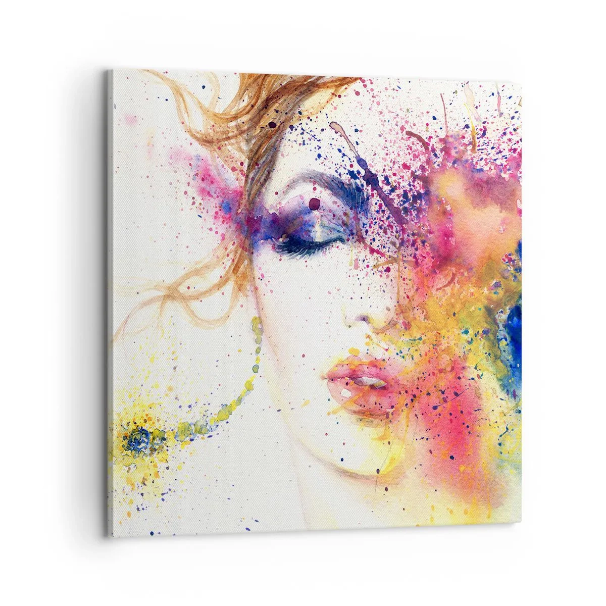 Quadro su tela - Stampe su Tela - Capogiro arcobaleno - 60x60 cm