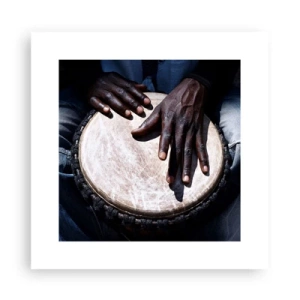 Poster - Vivi al tuo ritmo - 30x30 cm