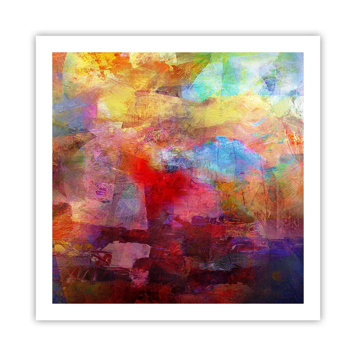 Poster - Guardando dentro all'arcobaleno - 60x60 cm