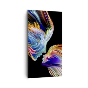 Quadro su tela - Stampe su Tela - Fusione di energia e luce - 45x80 cm