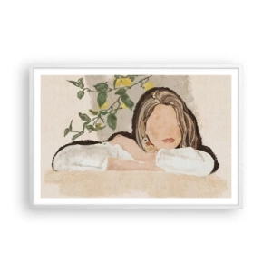 Poster in cornice bianca - Bellezza del sud - 91x61 cm