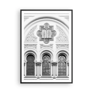 Poster in cornice nera - Al confine delle culture - 70x100 cm