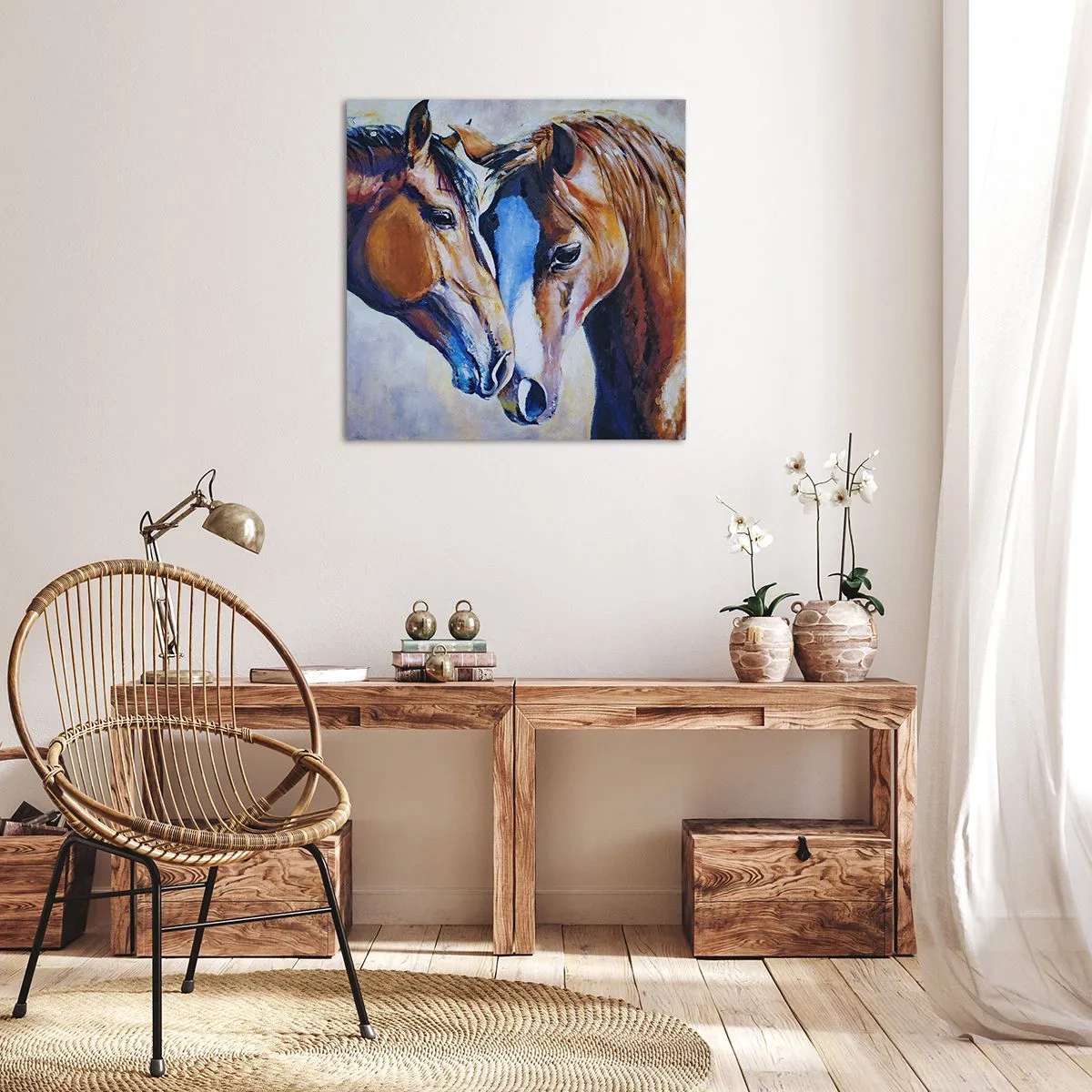 Quadro su tela - Stampe su Tela - Sarà amicizia o amore? - 60x60 cm