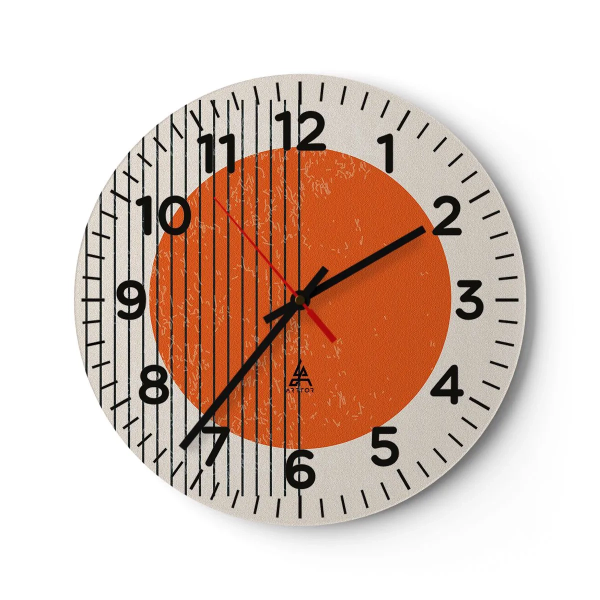 Orologio da parete - Orologio in Vetro - Sempre il sole - 40x40 cm