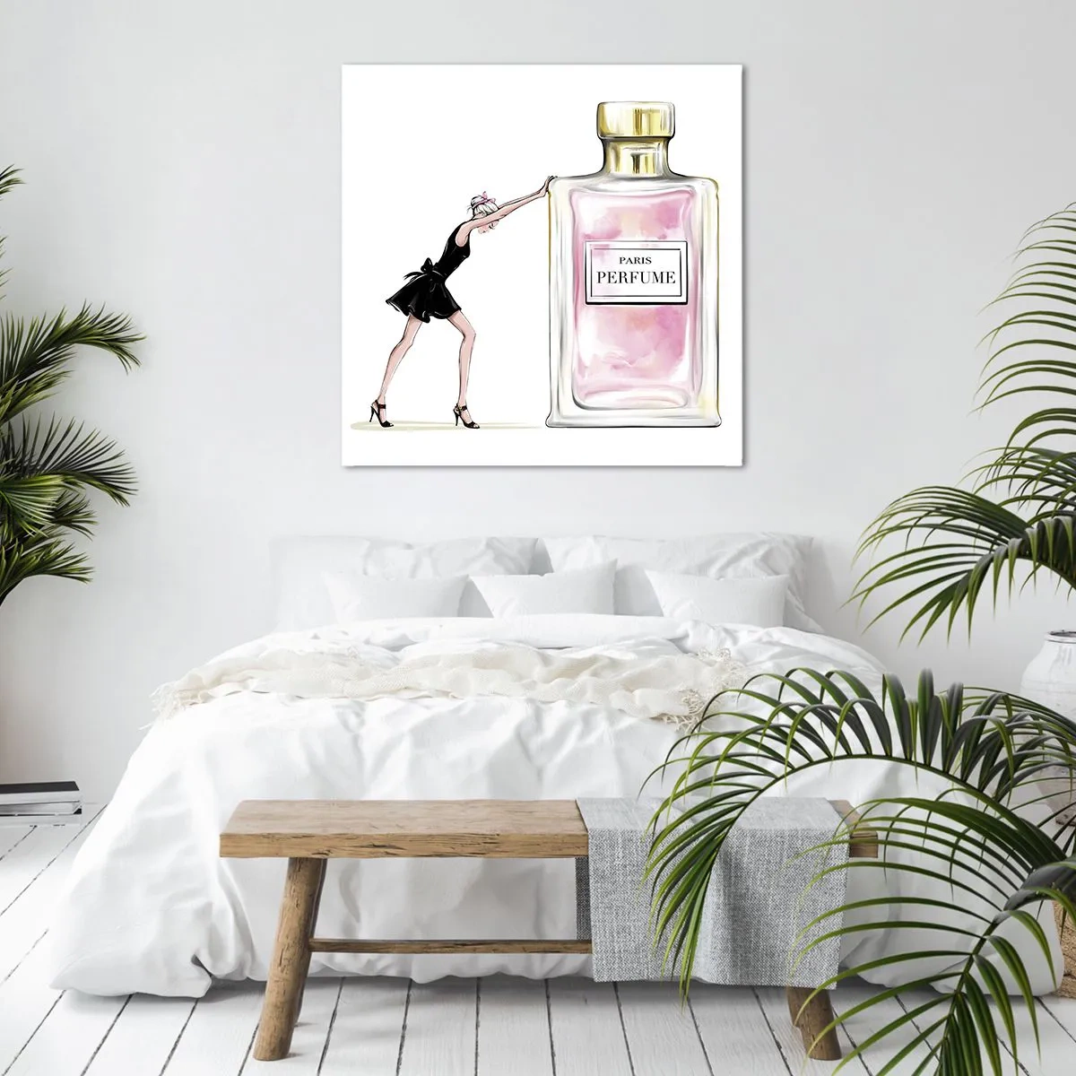 Quadro su tela - Stampe su Tela - L'essenza della femminilità - 70x70 cm