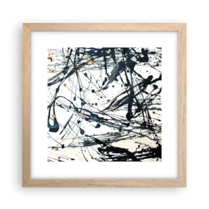 Poster in cornice rovere chiaro - Ha senso o non ha senso? - 30x30 cm