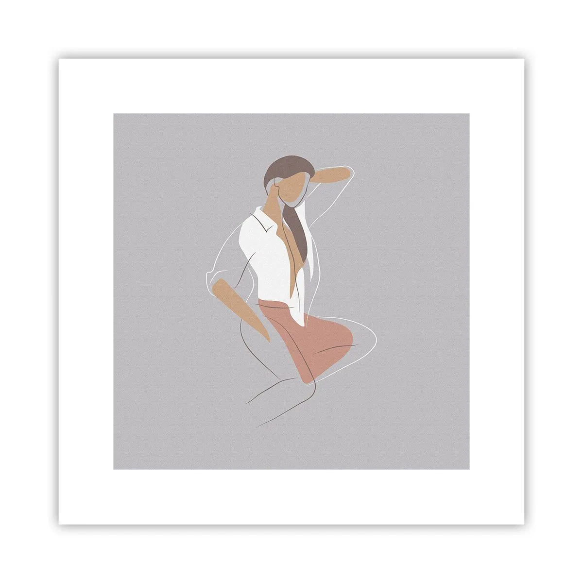 Poster - Profilo di bellezza - 30x30 cm
