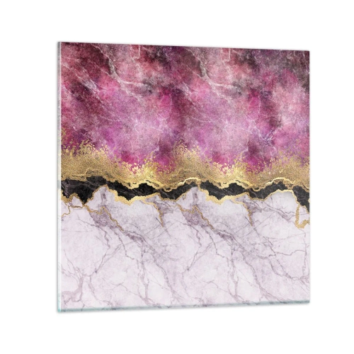 Quadro su vetro - Sul confine - 30x30 cm