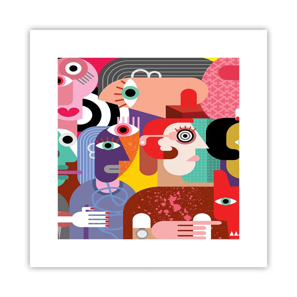 Poster - Mi manda Picasso - 30x30 cm