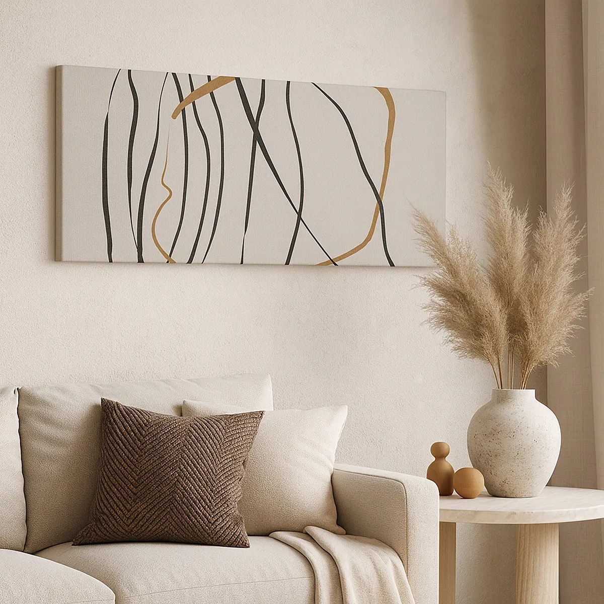 Quadro su tela - Stampe su Tela - Composizione: danza intricata - 30x30 cm