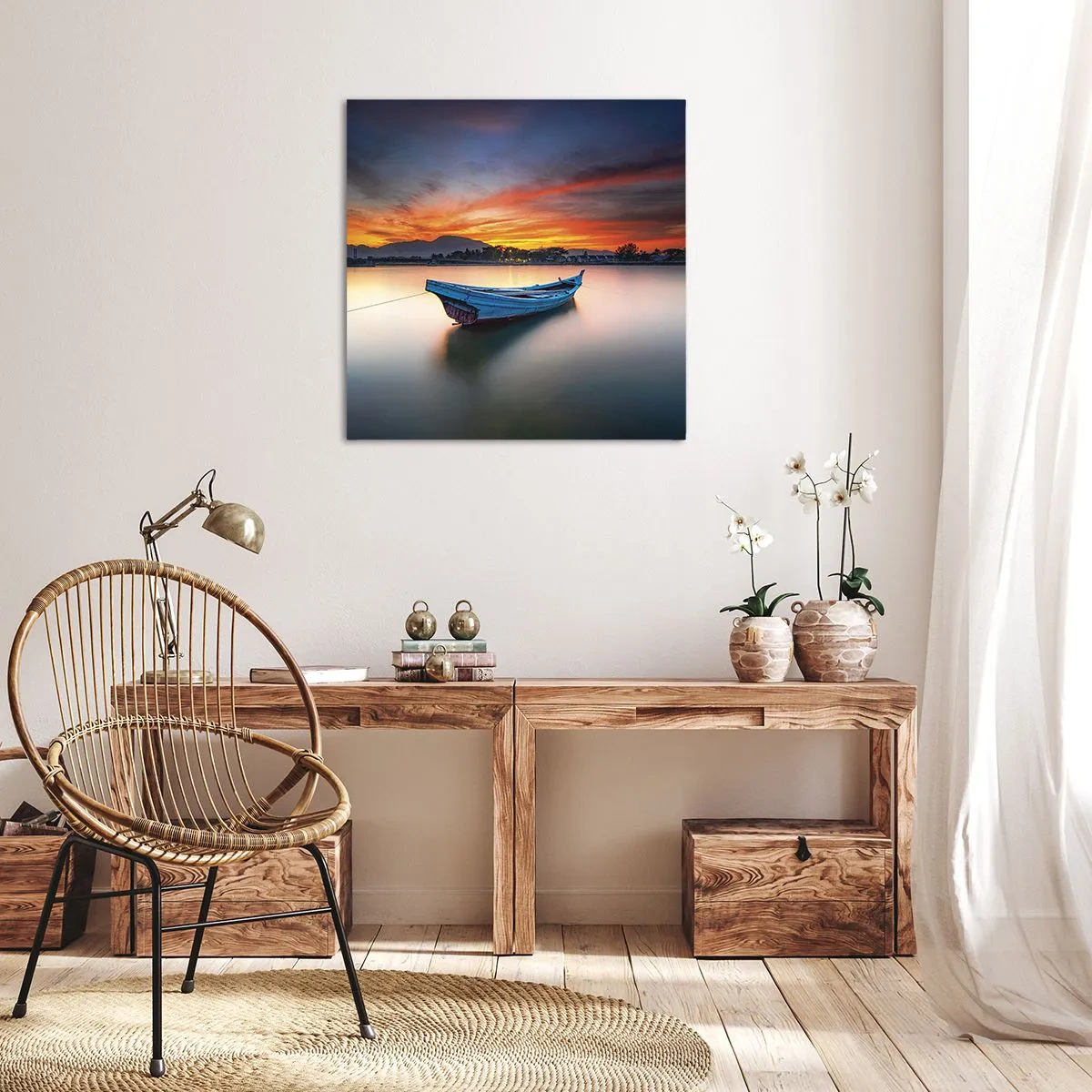 Quadro su tela - Stampe su Tela - Viene una notte buona - 40x40 cm