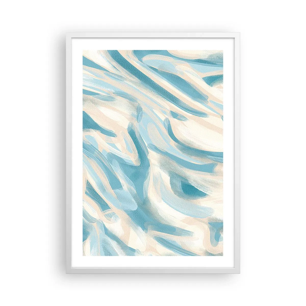 Poster in cornice bianca - Brezze primaverili - 50x70 cm