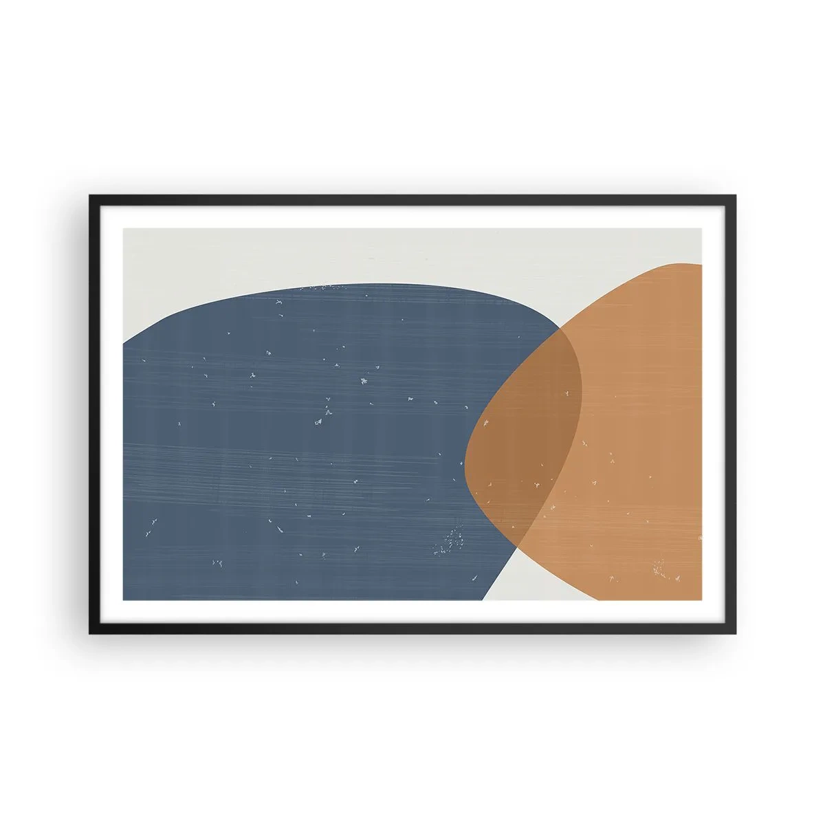 Poster in cornice nera - Ovali e influenze - 91x61 cm