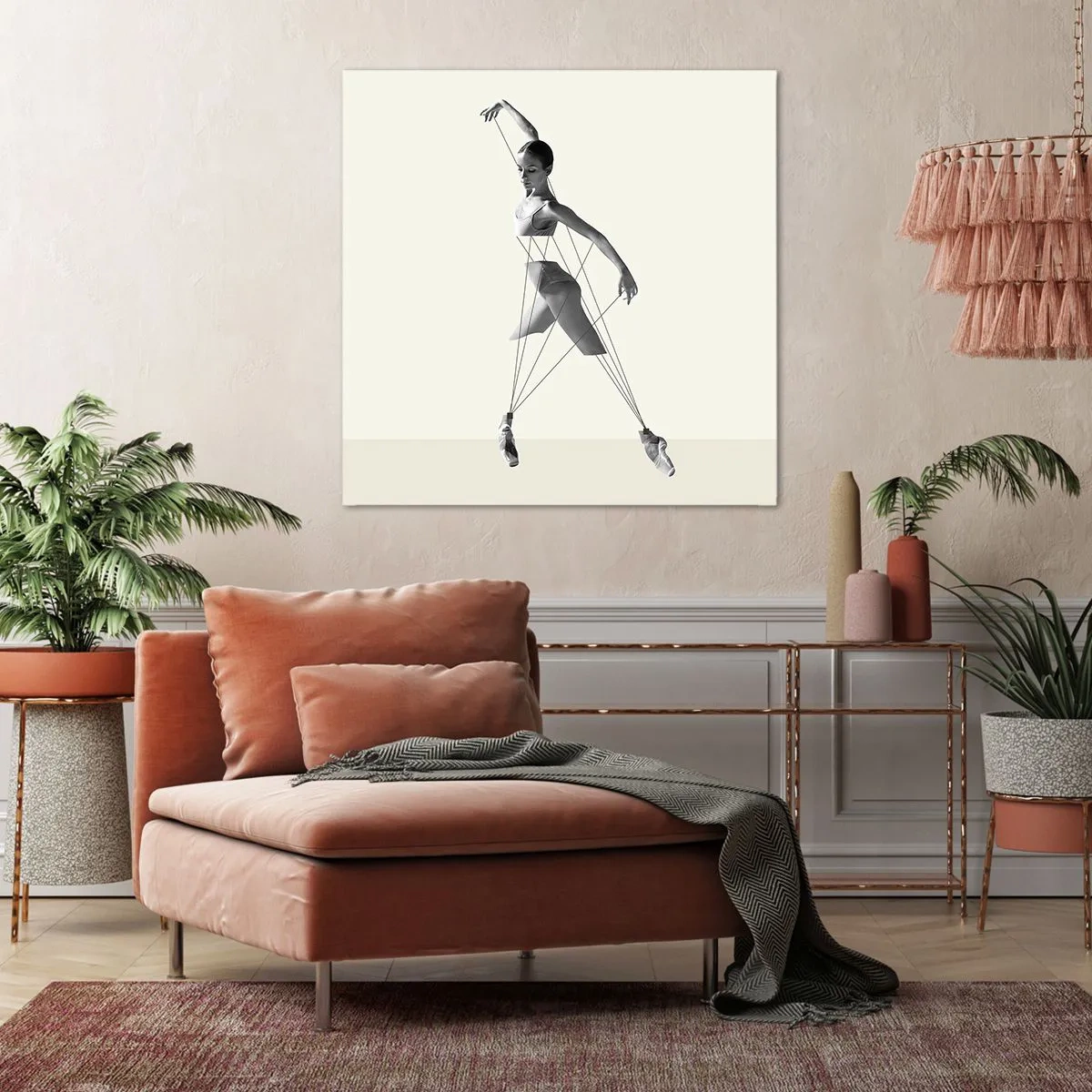 Quadro su tela - Stampe su Tela - Nel teatro del mondo - 60x60 cm