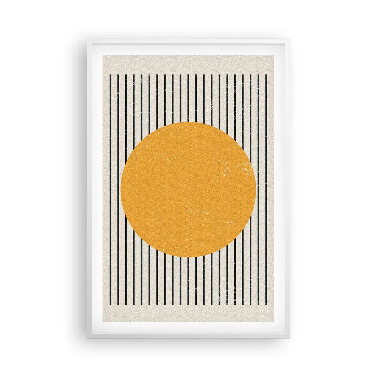 Poster in cornice bianca - La forza della semplicità - 61x91 cm