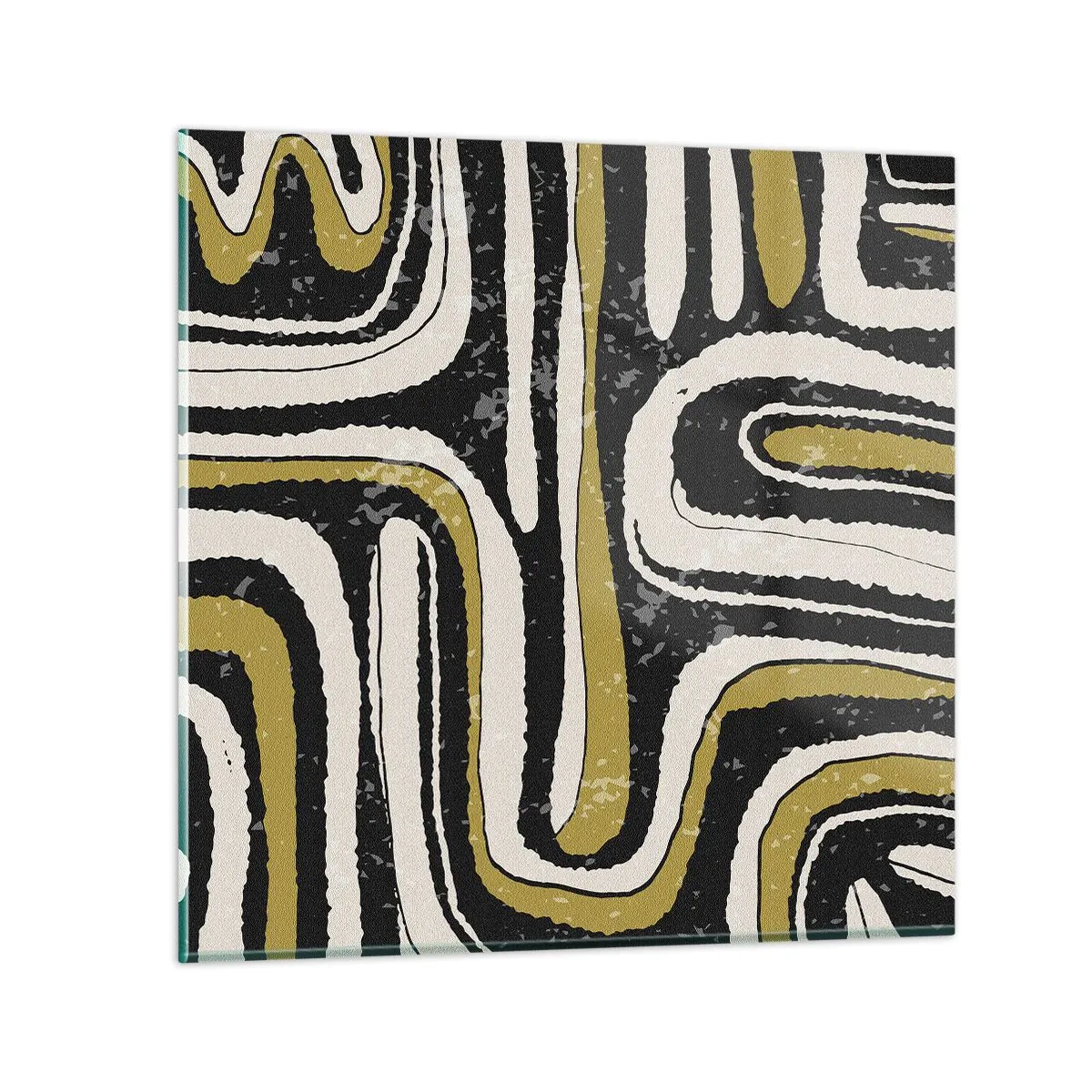 Quadro su vetro - Composizione: strade e vicoli - 70x70 cm