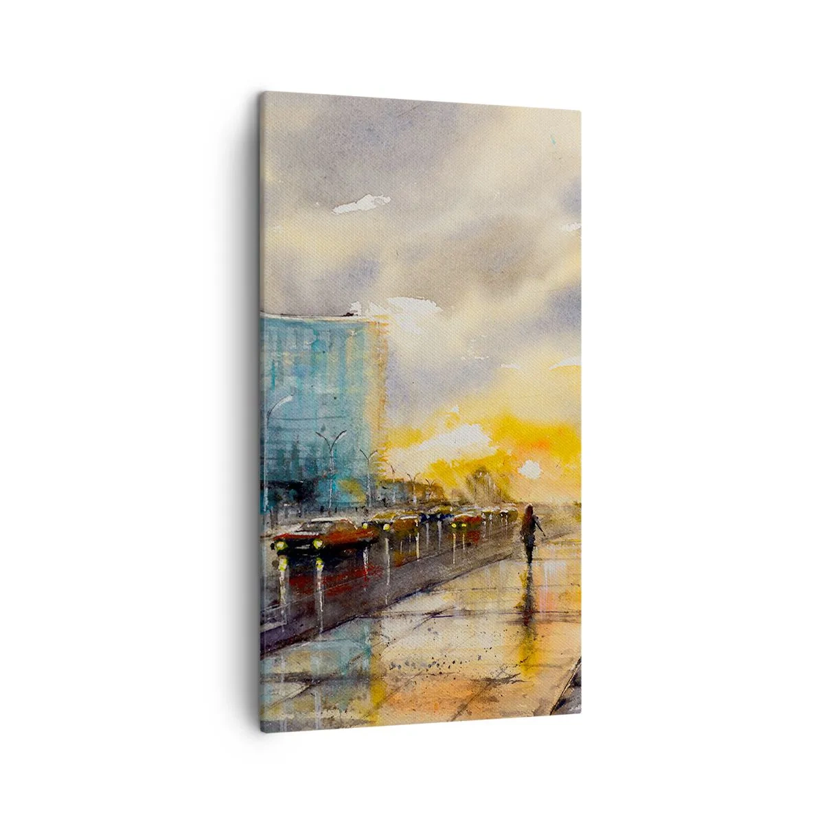 Quadro su tela - Stampe su Tela - Vita sulla costa - 45x80 cm