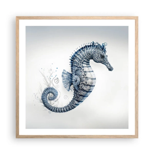 Poster in cornice rovere chiaro - Delicato scherzo di natura - 60x60 cm