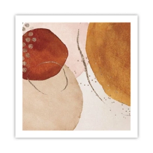 Poster - Rotondità e movimento - 60x60 cm