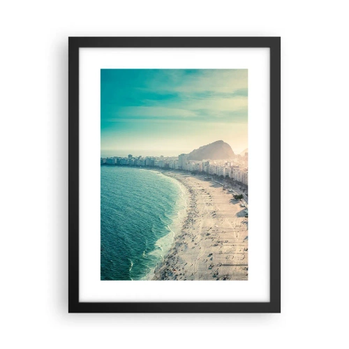 Poster in cornice nera - Vacanze senza fine a Rio - 30x40 cm