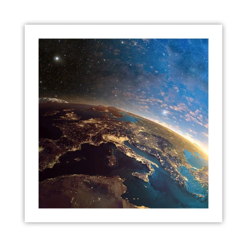 Poster - Guardiamoci da lontano - 50x50 cm