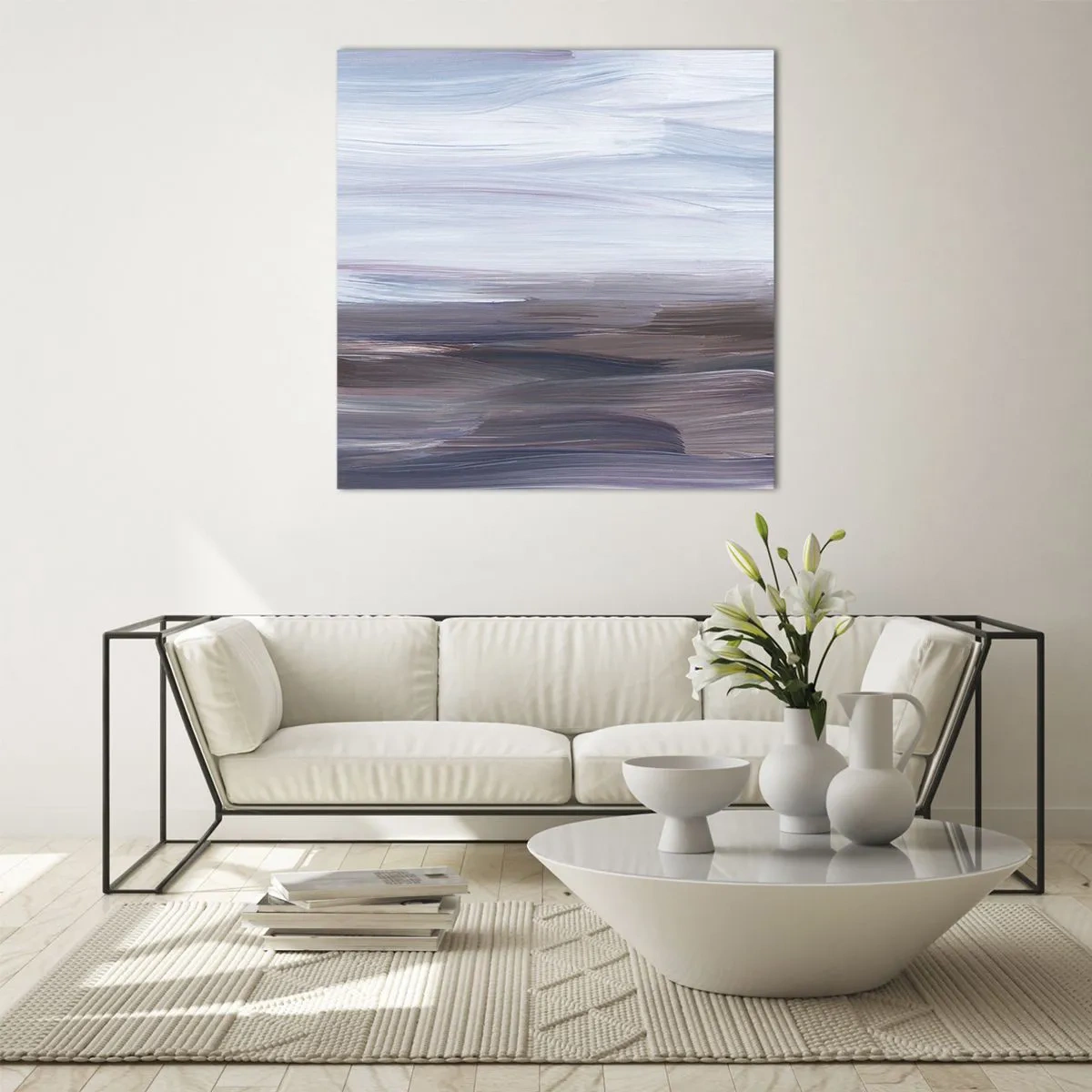 Quadro su vetro - Gli elementi: l'acqua - 30x30 cm