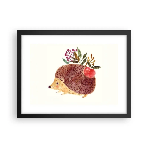 Poster in cornice nera - E mi vuoi già bene - 40x30 cm