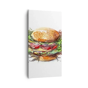 Quadro su tela - Stampe su Tela - Una tentazione calda - 55x100 cm