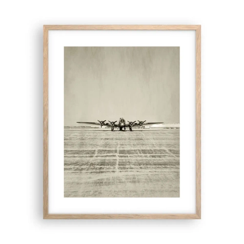 Poster in cornice rovere chiaro - Pronto come sempre - 40x50 cm