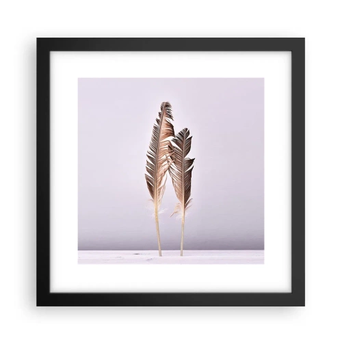 Poster in cornice nera - Contro il nulla - 30x30 cm