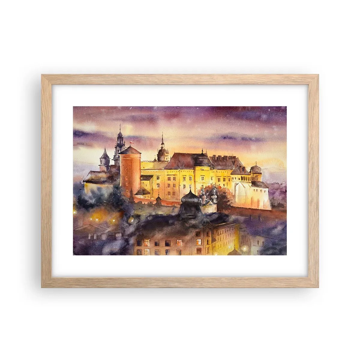 Poster in cornice rovere chiaro - Storia e fiaba - 40x30 cm