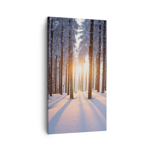 Quadro su tela - Stampe su Tela - Decisamente nero su bianco - 45x80 cm
