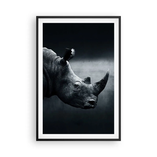 Poster in cornice nera - Profilo destro - 61x91 cm