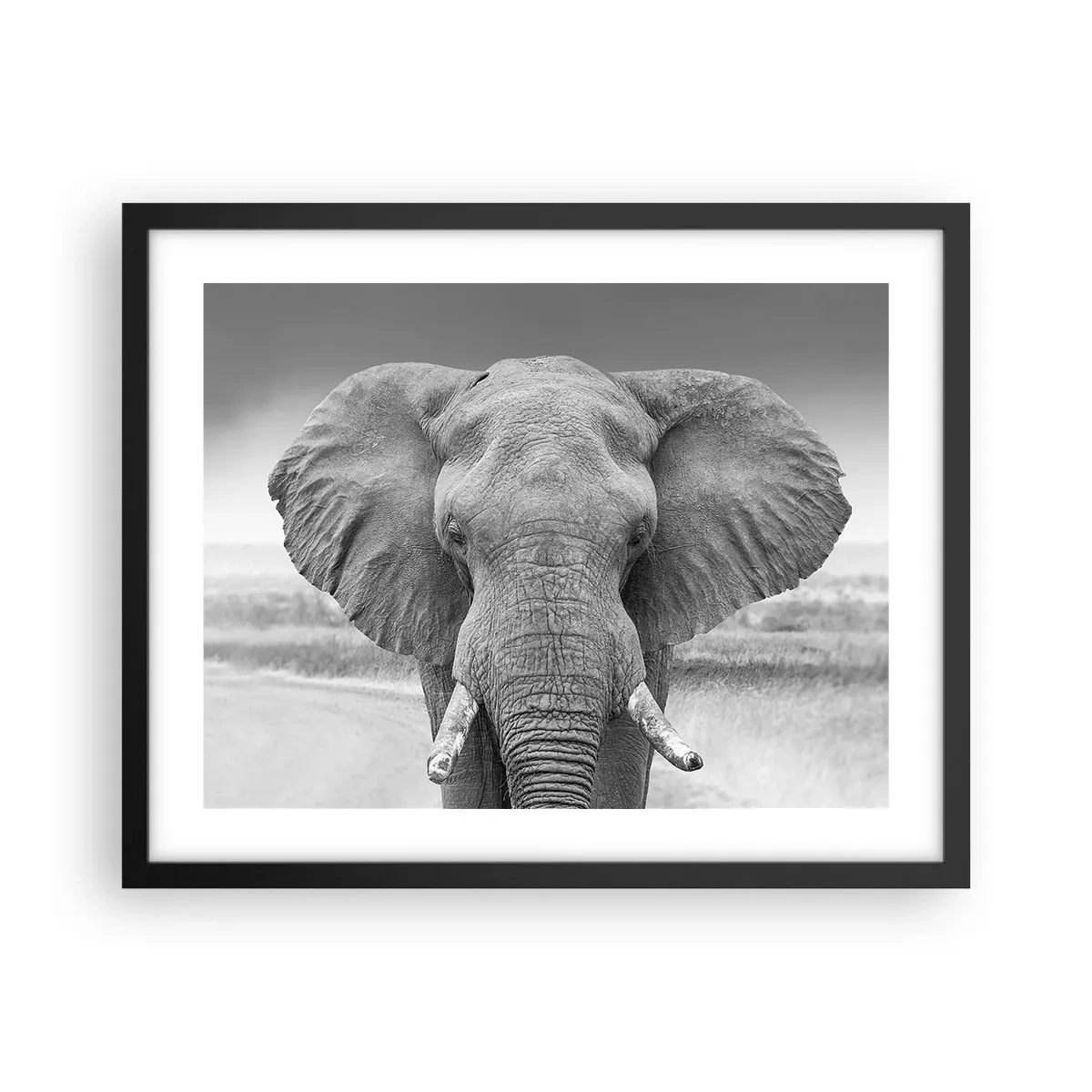 Poster in cornice nera - Benvenuti nel mio mondo - 50x40 cm