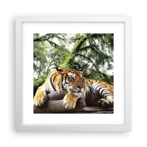 Poster in cornice bianca - Con espressioni di stima - 30x30 cm