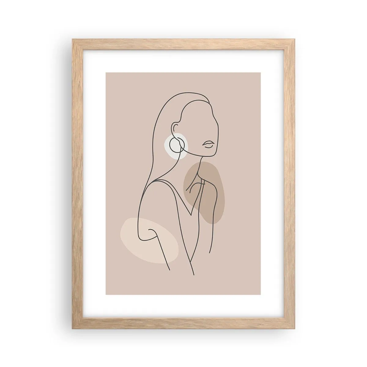 Poster in cornice rovere chiaro - Icona di giovinezza - 30x40 cm
