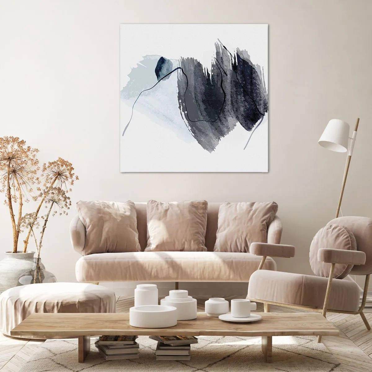 Quadro su tela - Stampe su Tela - Intensità e movimento - 50x50 cm