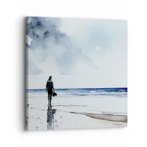 Quadro su tela - Stampe su Tela - Dialogo con il mare - 30x30 cm