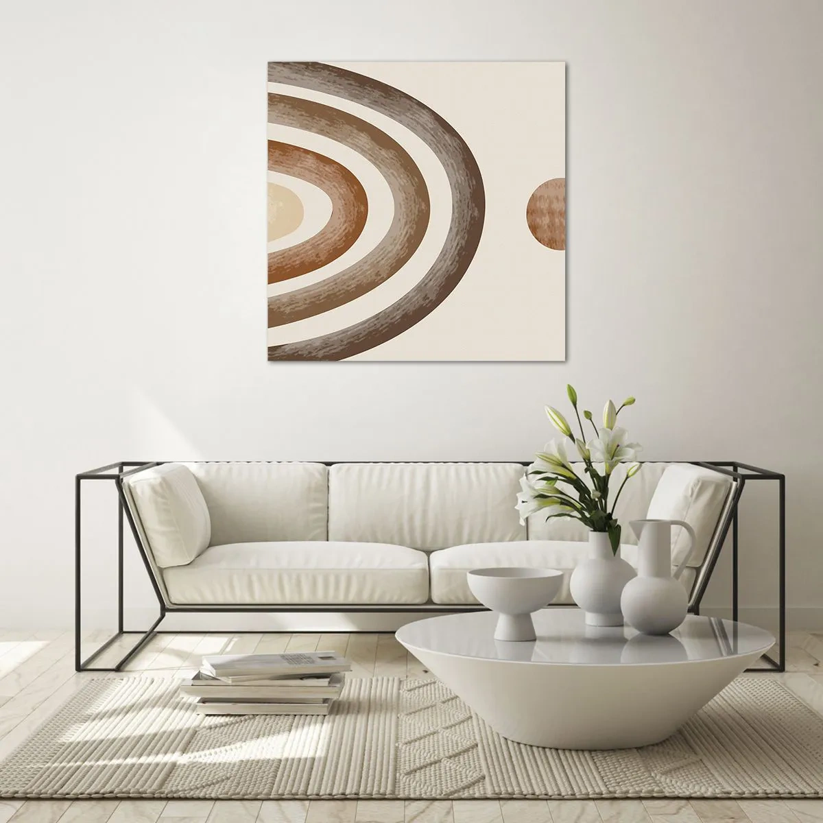 Quadro su vetro - In una galassia lontana - 50x50 cm