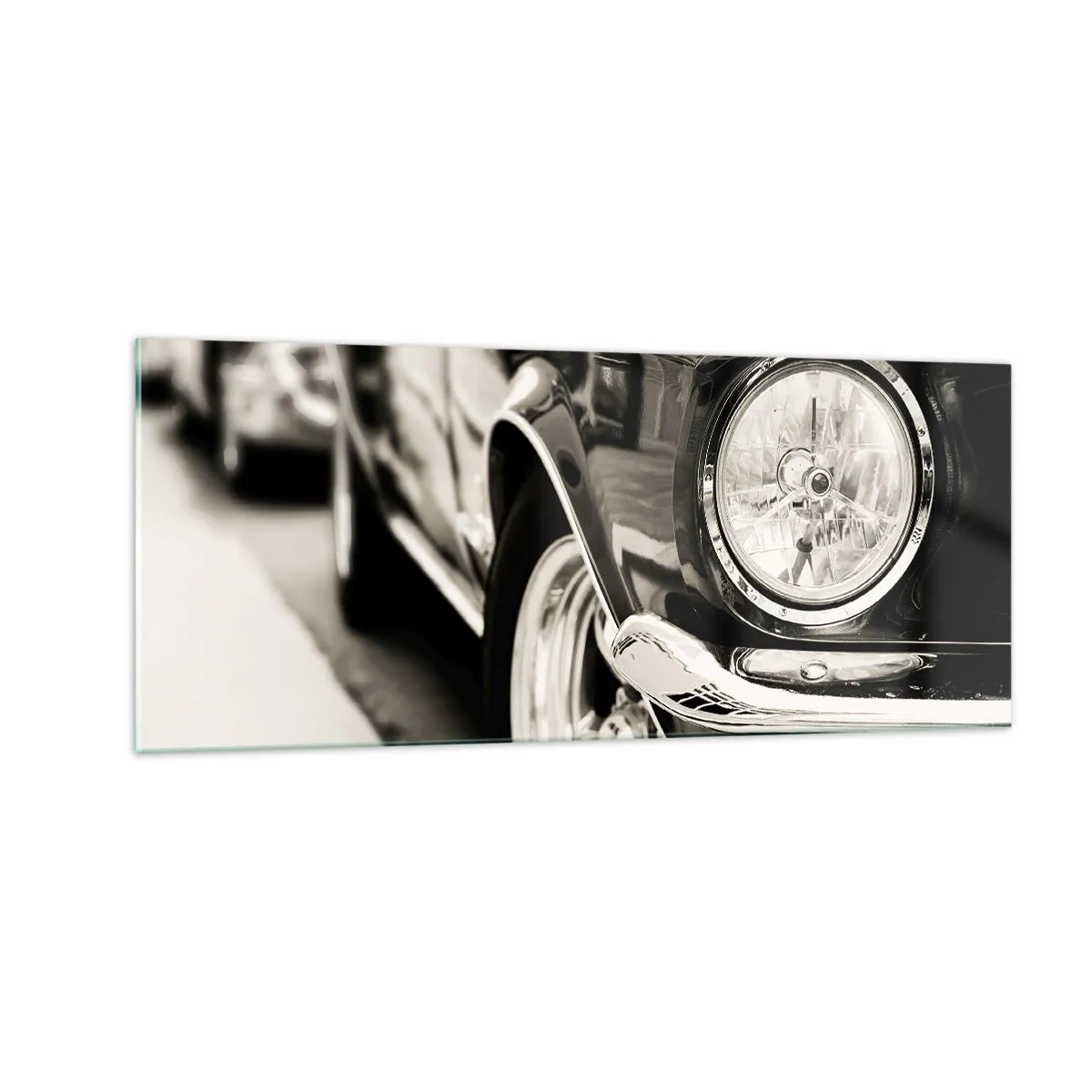 Quadro su vetro - Bellezza intramontabile - 100x40 cm