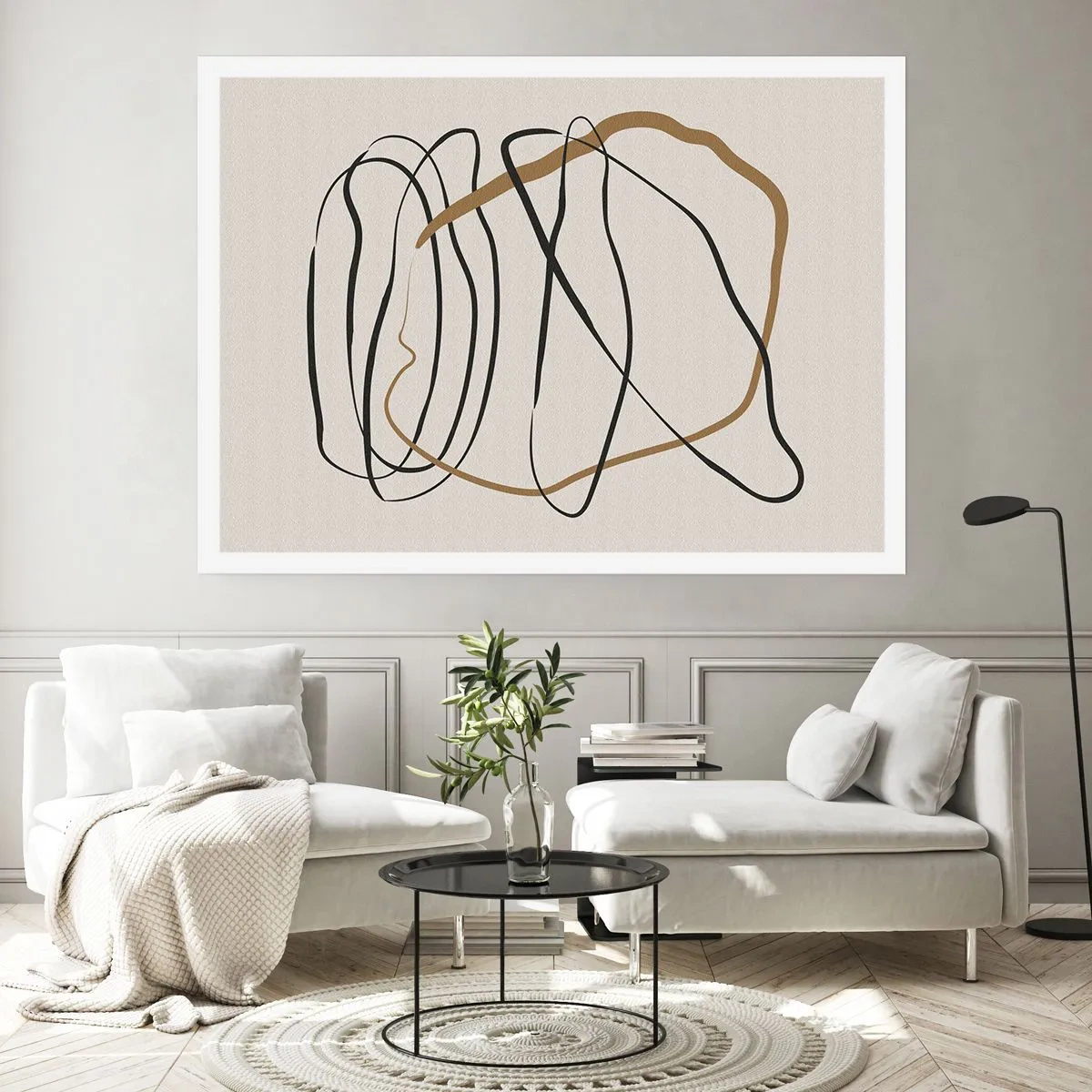 Poster - Composizione: danza intricata - 50x40 cm