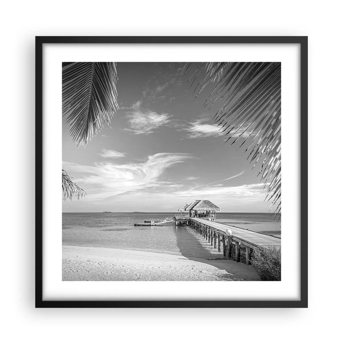 Poster in cornice nera - Un ricordo o un sogno? - 50x50 cm