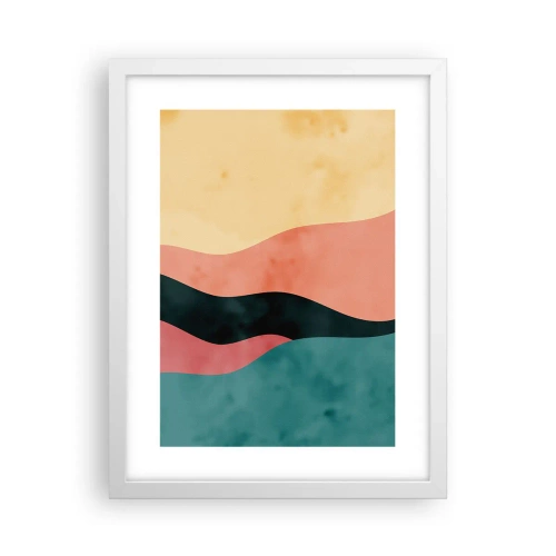 Poster in cornice bianca - Difformità conforme - 30x40 cm